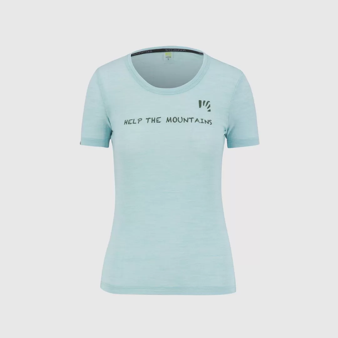 Karpos Lifestyle | Trail Running | T-Shirts | VANOI MERINO W T-SHIRT AQUA SKY