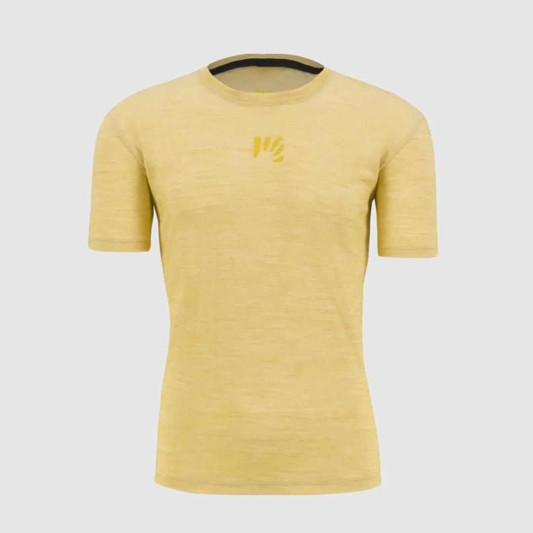 Karpos Lifestyle | Climbing | Hiking | T-Shirts | VERDANA MERINO T-SHIRT LEMON CURRY