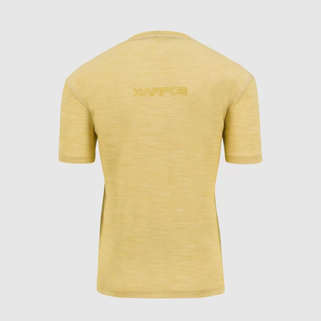 Karpos Lifestyle | Climbing | Hiking | T-Shirts | VERDANA MERINO T-SHIRT LEMON CURRY