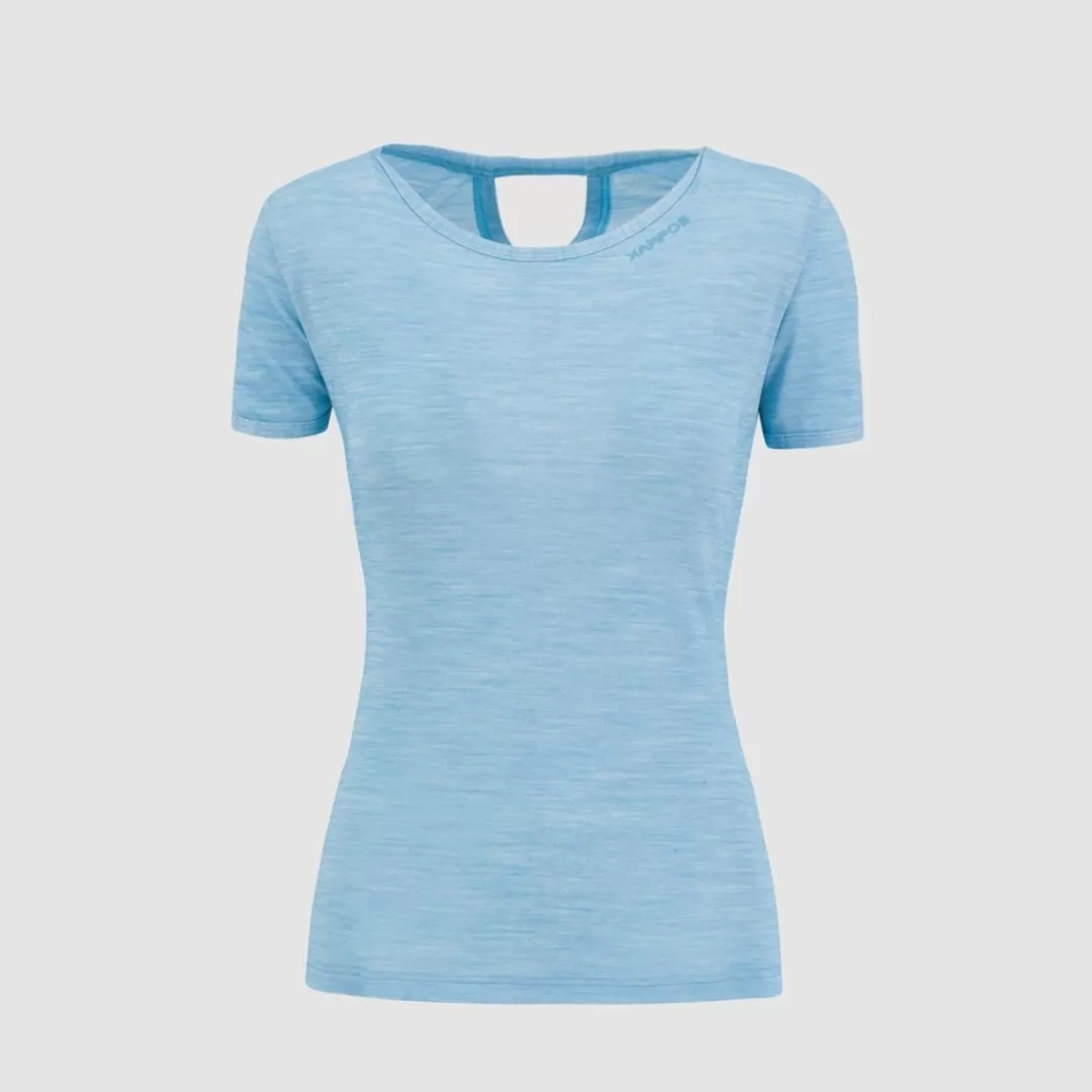 Karpos Lifestyle | Climbing | Hiking | T-Shirts | VERDANA MERINO W T-SHIRT BLUE ATOLL