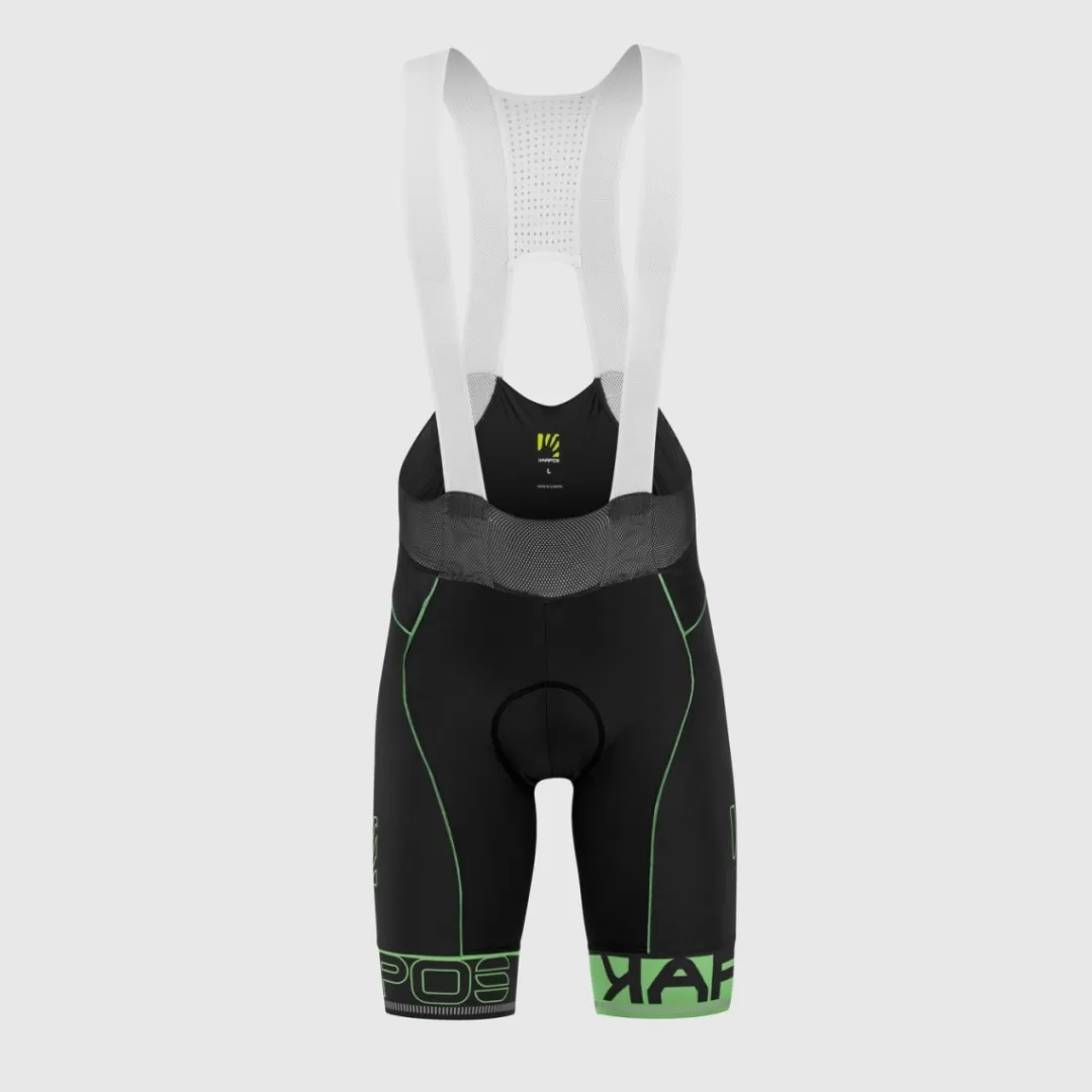 Karpos Mountain Biking | Shorts | VERVE EVO BIBSHORT DARK GREY/BLACK/GREEN FLUO