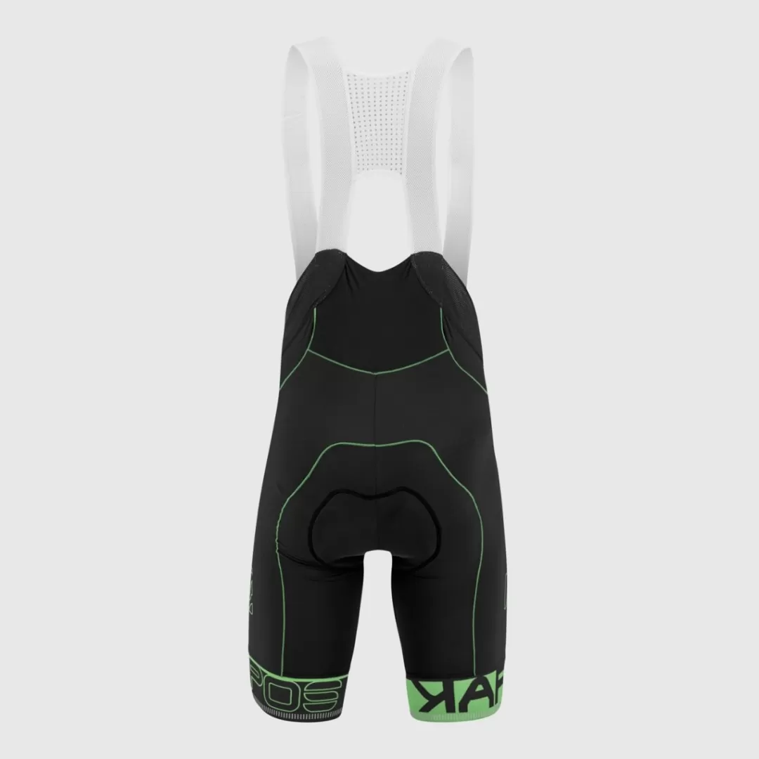 Karpos Mountain Biking | Shorts | VERVE EVO BIBSHORT DARK GREY/BLACK/GREEN FLUO