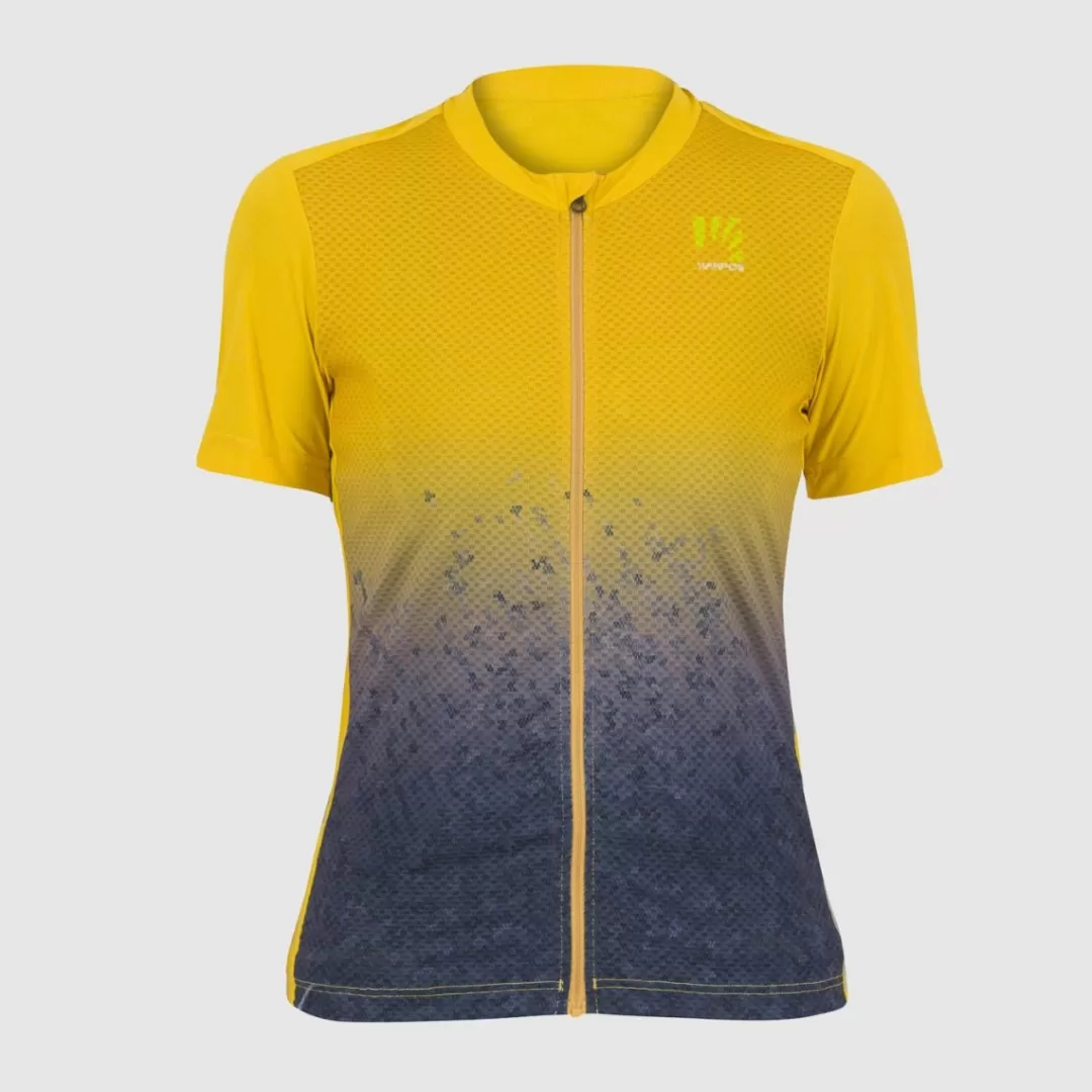 Karpos Mountain Biking | T-Shirts | VERVE EVO W JERSEY LEMON CURRY/OMBRE BLUE