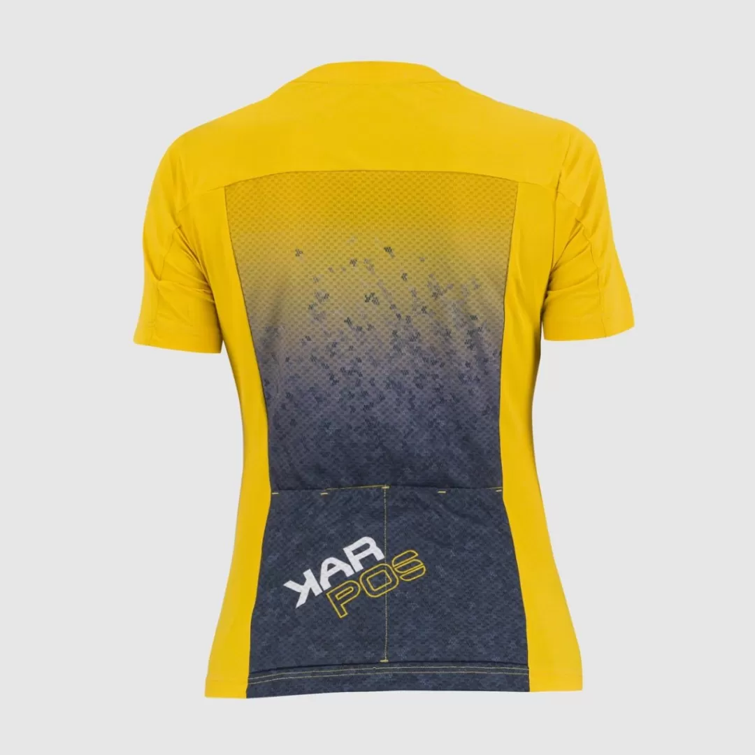 Karpos Mountain Biking | T-Shirts | VERVE EVO W JERSEY LEMON CURRY/OMBRE BLUE