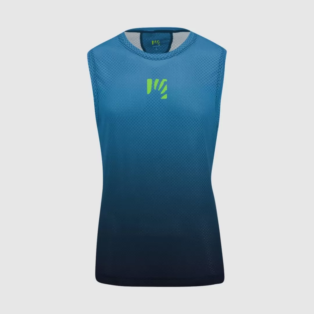 Karpos Mountain Biking | Trail Running | T-Shirts | VERVE MESH SLEEVELESS BLACK/INDIGO B.