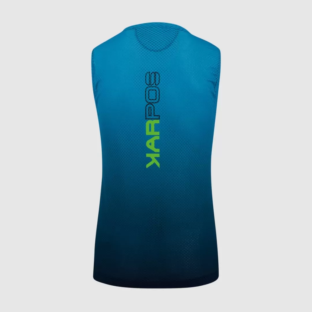 Karpos Mountain Biking | Trail Running | T-Shirts | VERVE MESH SLEEVELESS BLACK/INDIGO B.