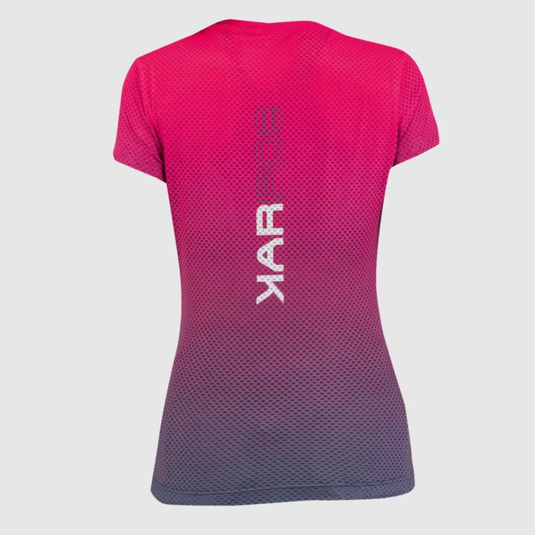 Karpos Mountain Biking | T-Shirts | VERVE MESH W T-SHIRT OMBRE BLUE/CABARET