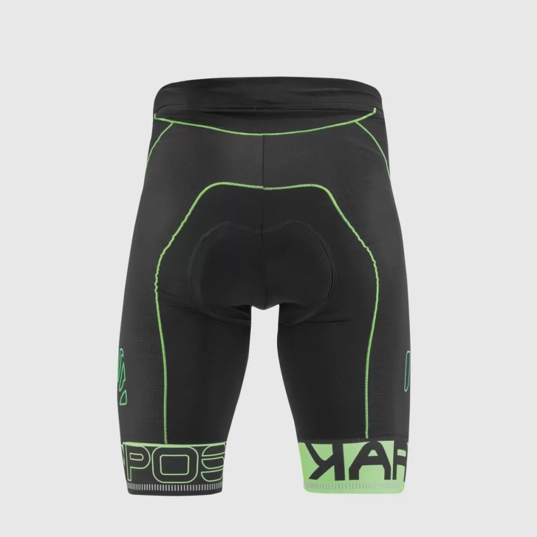 Karpos Mountain Biking | Shorts | VERVE SHORTS BLACK/GREEN FLUO