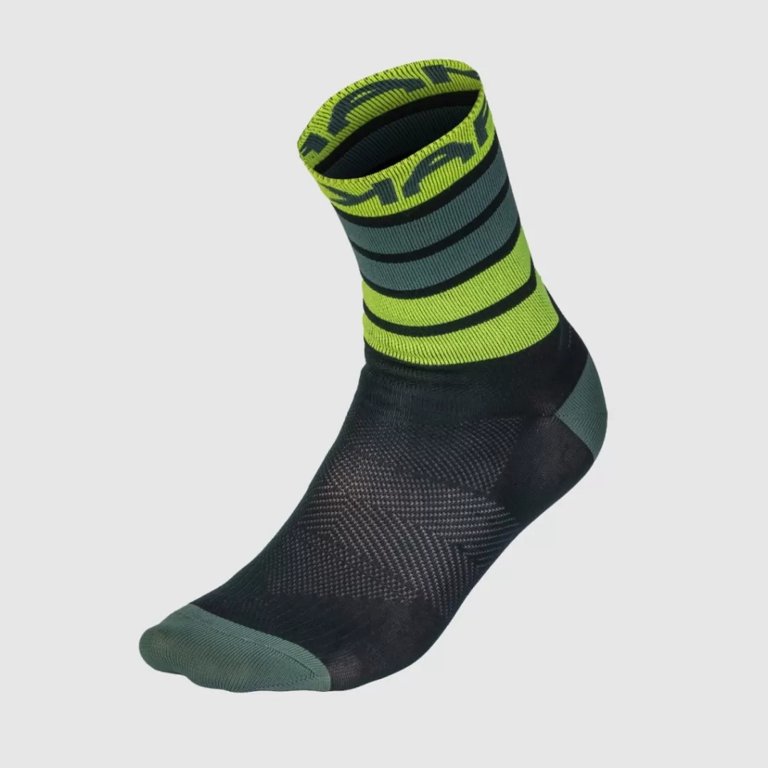 Karpos Mountain Biking | Accessories | VERVE SOCK REFL.POND/YELLOW FLUO/HYDRO