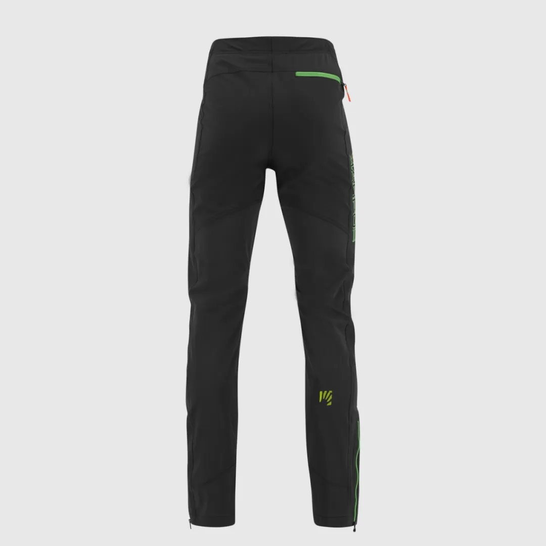 Karpos Climbing | Pants | WALL EVO PANTS BLACK/OMBRE BLUE/JASMINE GREEN